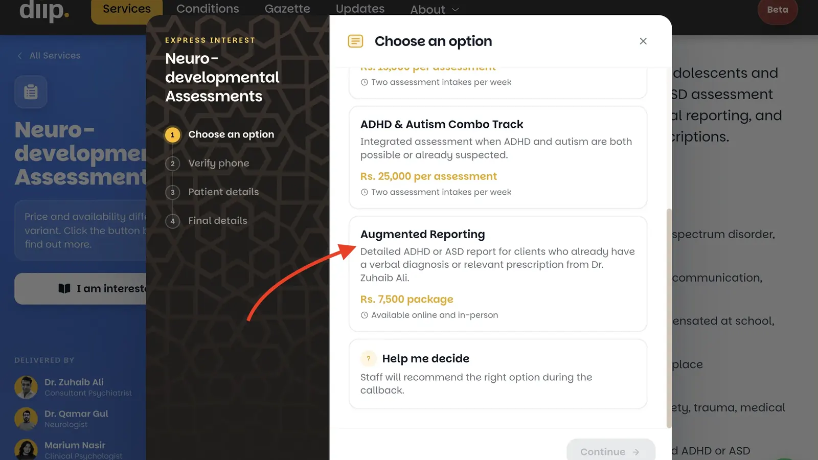New Reporting Pathway for Existing ADHD/ASD Clients